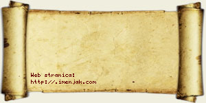 Angelina Kojadinović vizit kartica